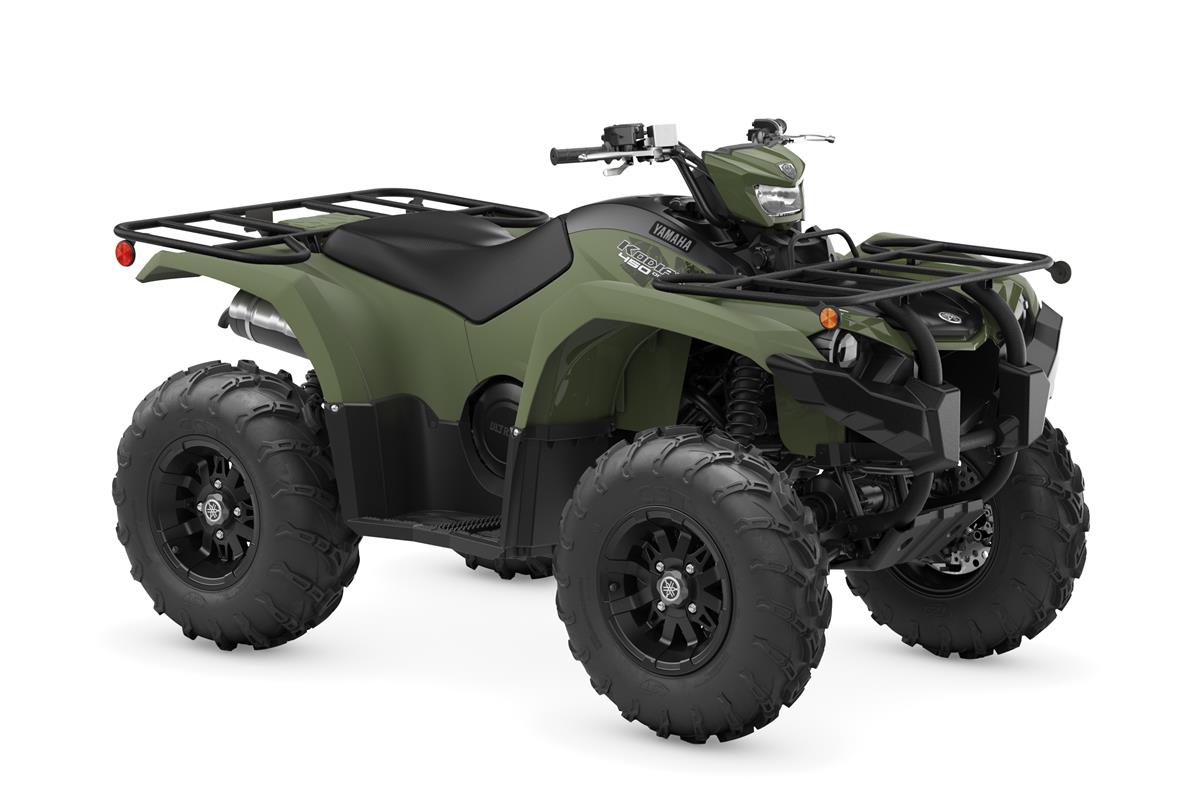 Yamaha YFM450 KODIAK 4WD EPS - ADVENTURE SEEKER:
This Proven Off‑Road ATV packs superior capability, comfort and confidence into the best‑performing mid‑size ATV you can buy.
